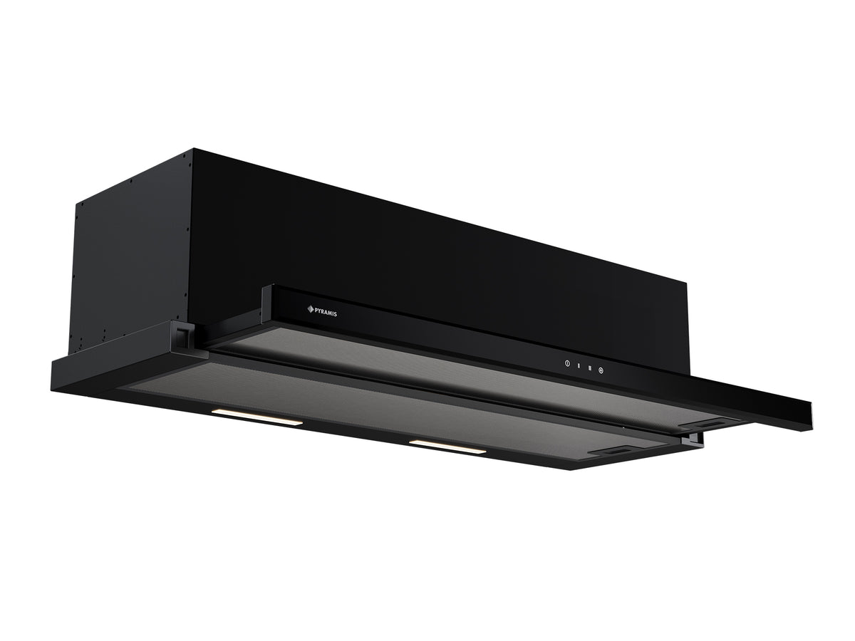 Hota telescopica Pyramis Turbo ERN 2056, Touch Control Display, putere de absorbtie 760mc/h, 1 motor turbo, 90cm