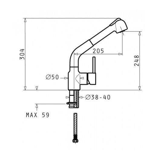 Baterie bucatarie Pyramis BALATA - EpicHome