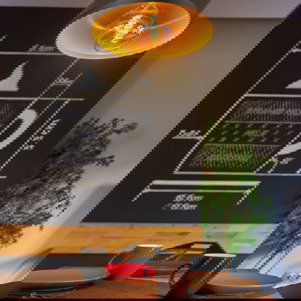 Bec inteligent Shelly Vintage G125, Dimmer, Wi-Fi, E27, 4W, 260 LM, control aplicatie, compatibil Amazon Alexa si Google Assistant - EpicHome