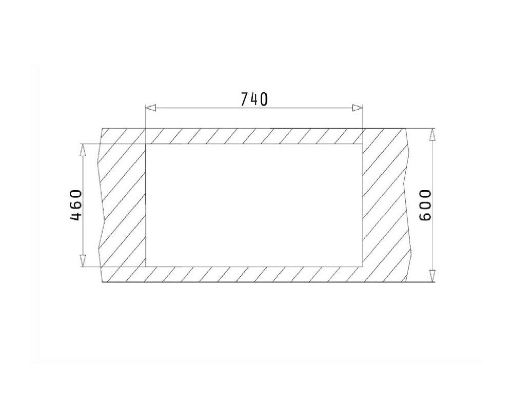 Chiuveta bucatarie granit Pyramis KEROS 76x48cm - EpicHome.ro