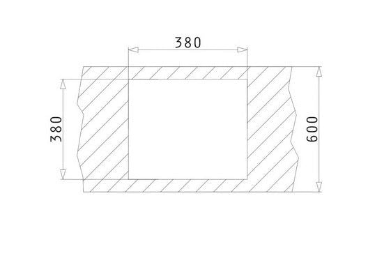 Chiuveta bucatarie granit Pyramis MINI CAMEA 40x40cm - EpicHome.ro
