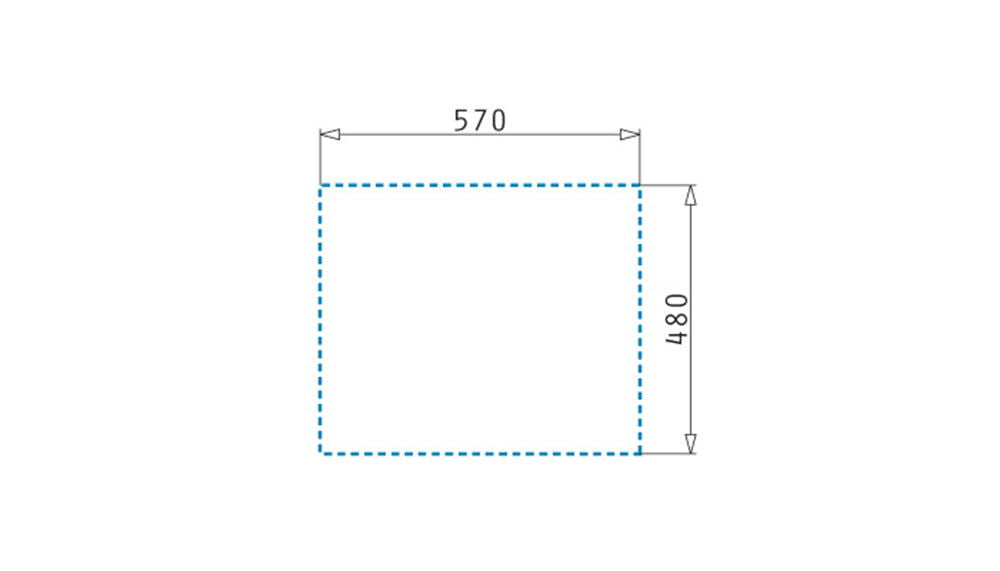 Chiuveta granit Pyramis ALAZIA 59x50 1B 1D - EpicHome.ro