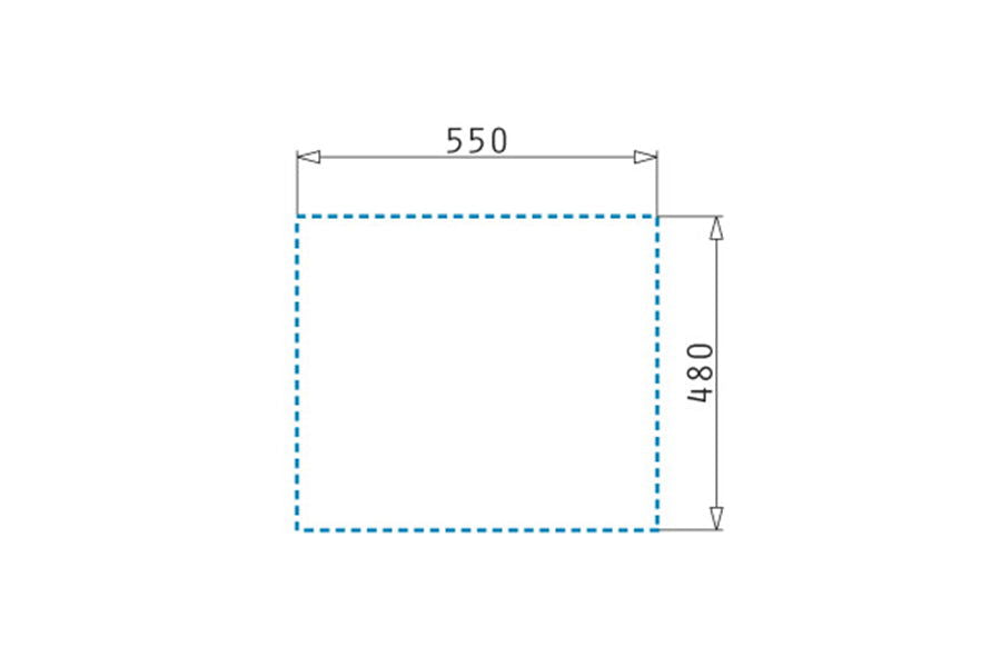 Chiuveta granit Pyramis ISTROS 57x50cm - EpicHome