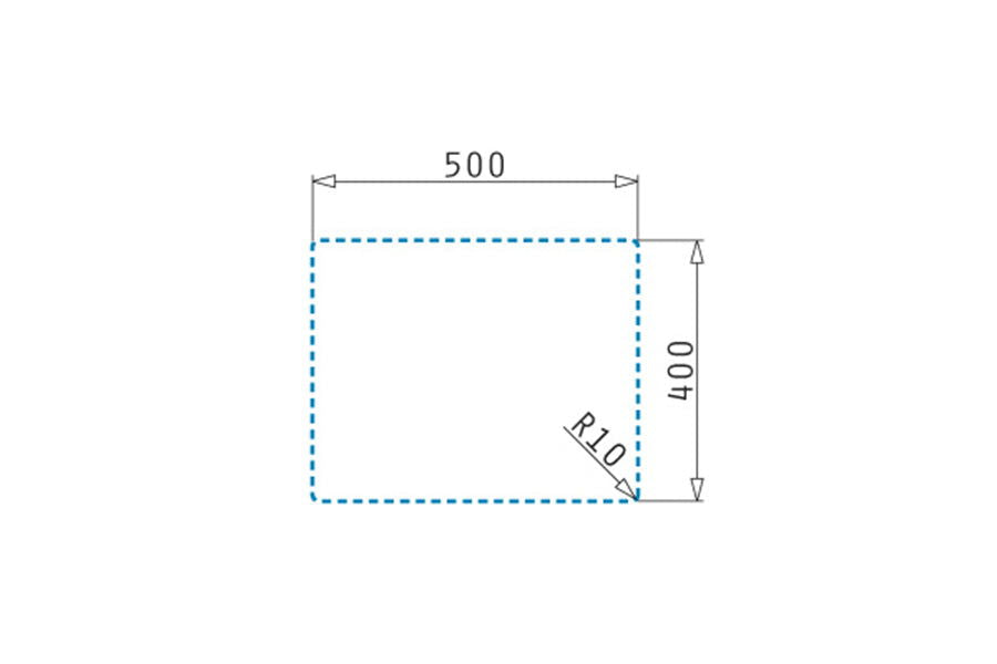 Chiuveta granit Pyramis TETRAGON 50x40 1B - EpicHome.ro