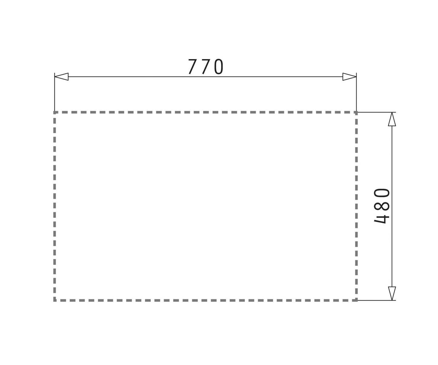 Chiuveta inox Pyramis FEDRA 79x50 1B 1D - EpicHome.ro
