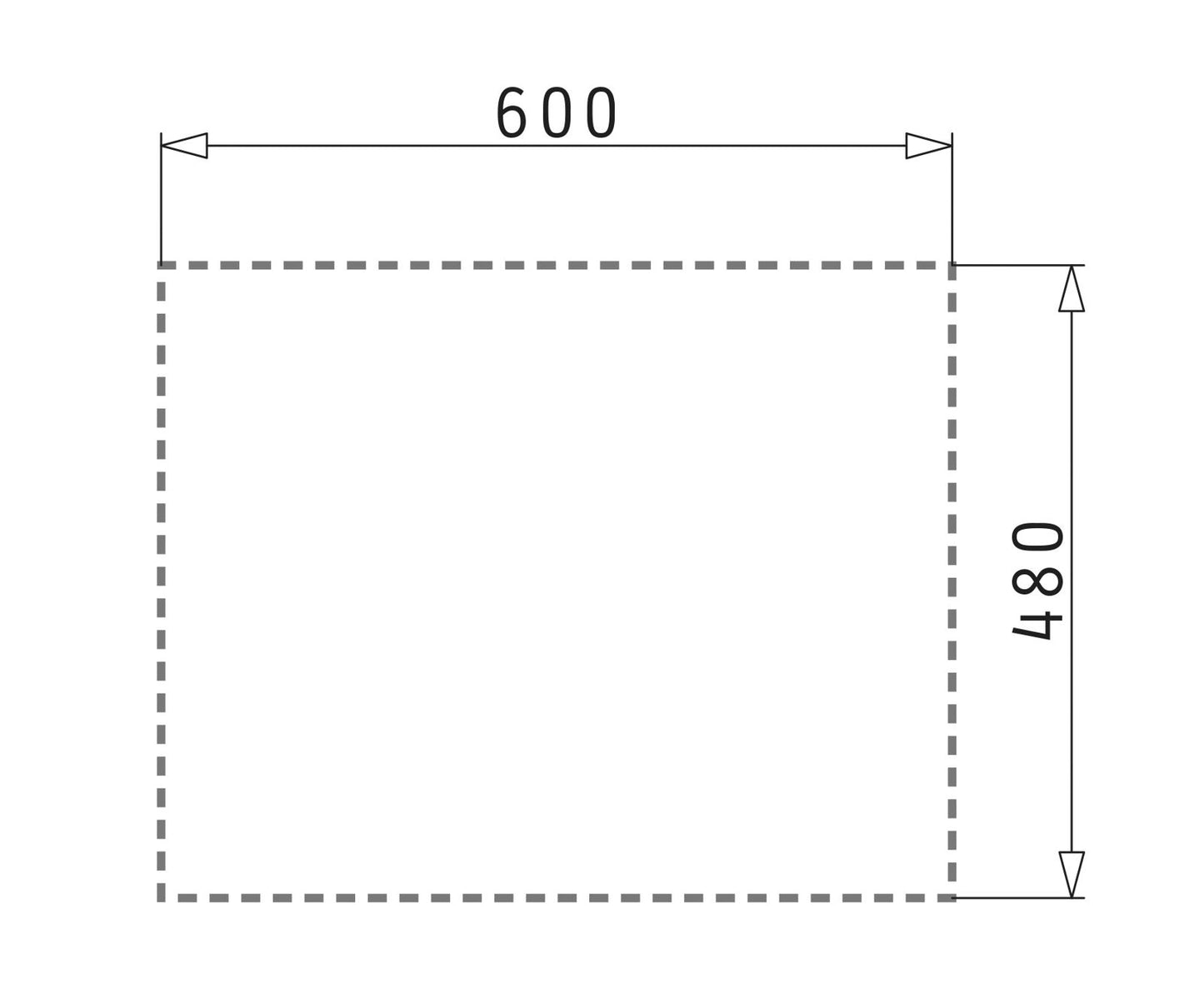 Chiuveta inox Pyramis FEDRA EXTRA 62x50cm - EpicHome.ro