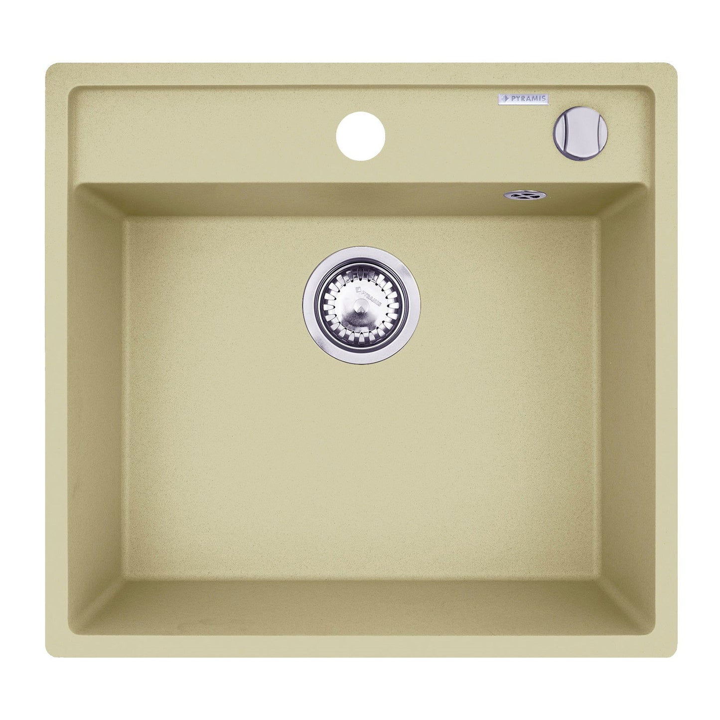 Chiuveta patrata din granit Pyramis CAMEA 53x50cm - EpicHome.ro