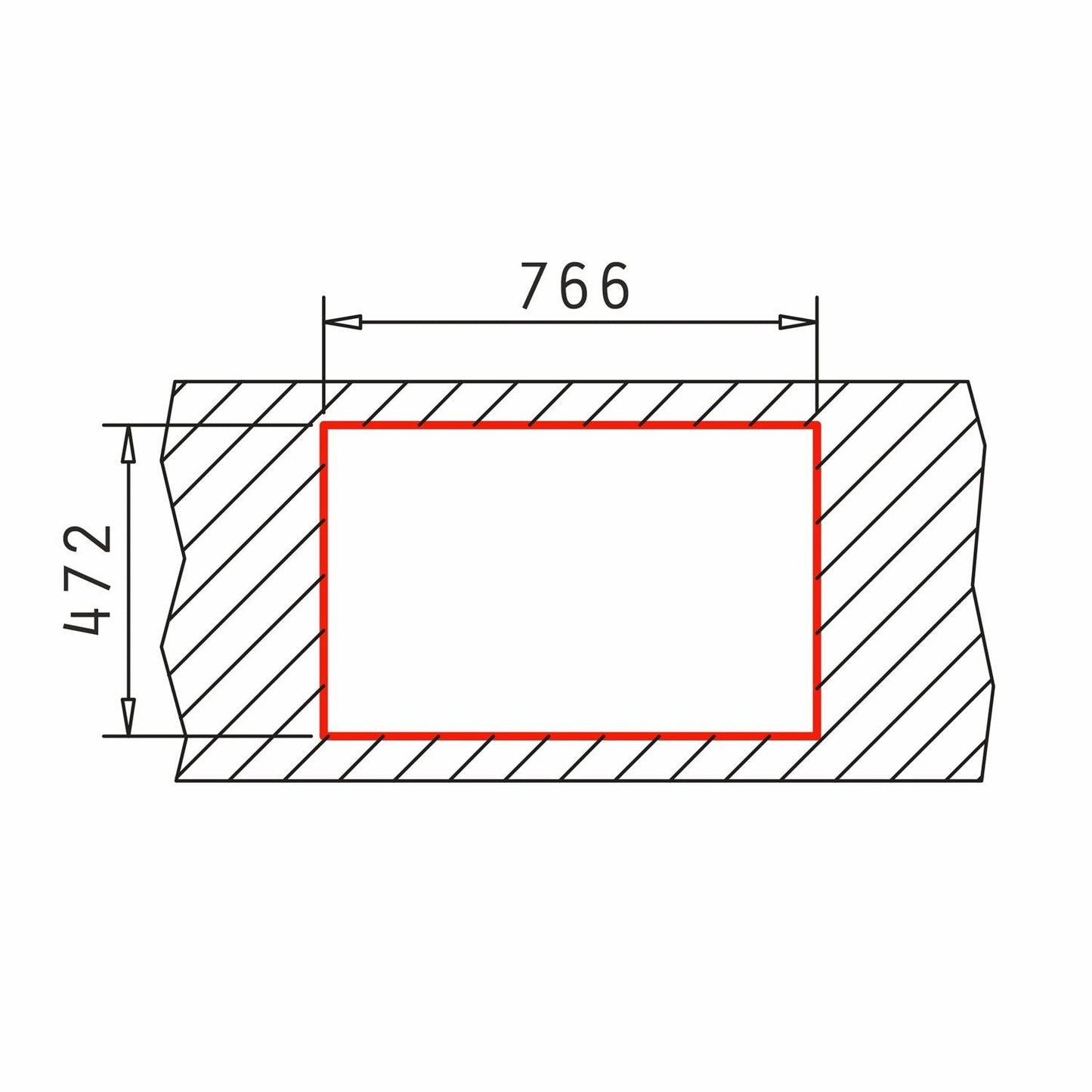 Chiuveta soft compozit Pyramis MAGNIFICA 79x50cm cuva dreapta - EpicHome