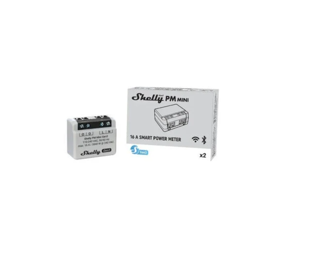 Contor de energie Shelly Plus PM mini GEN3, 16A - EpicHome