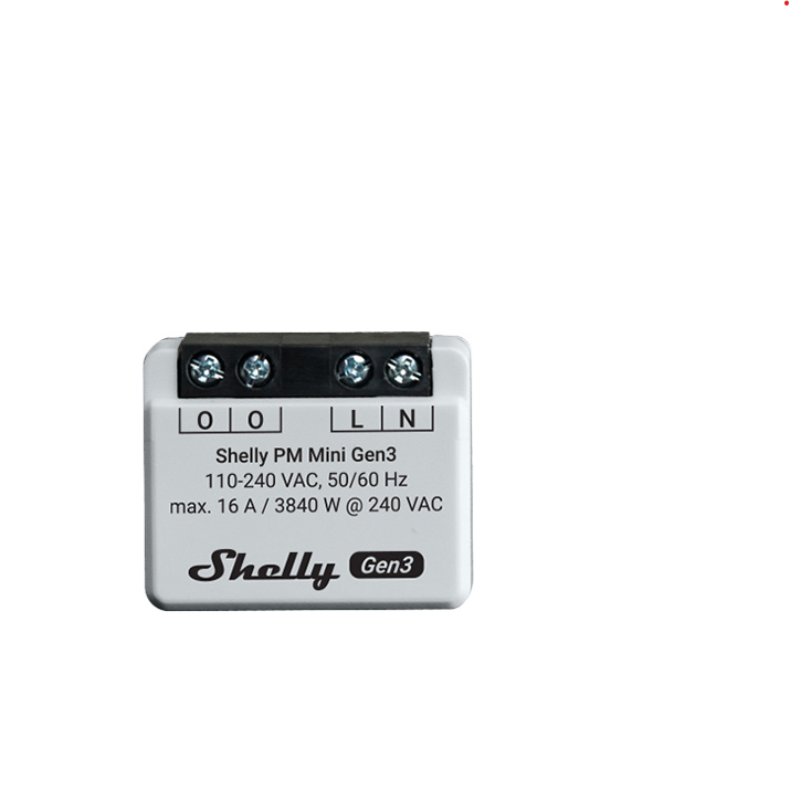Contor de energie Shelly Plus PM mini GEN3, 16A - EpicHome
