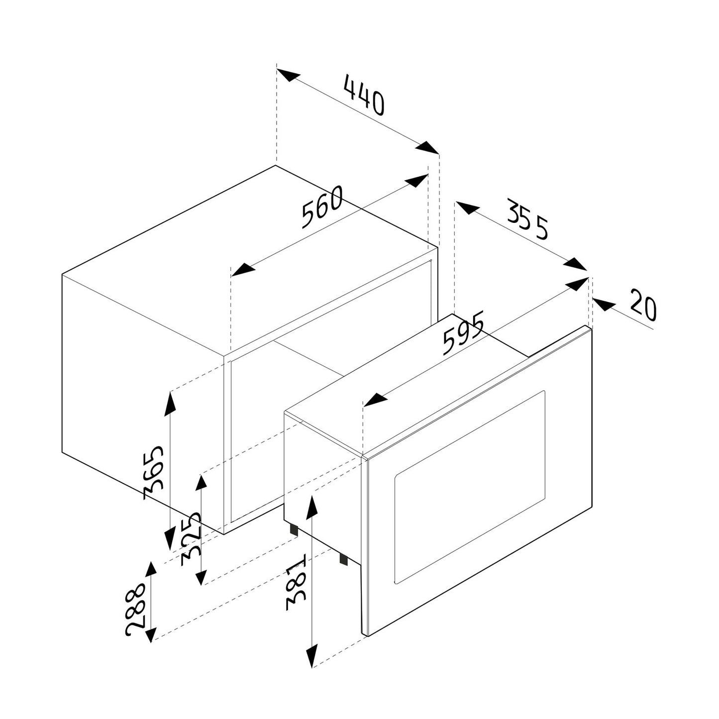 Cuptor microunde incorporabil Pyramis 30UG White, 28 litri, 900 W, 8 func?ii automate, 595x381x355mm - EpicHome.ro