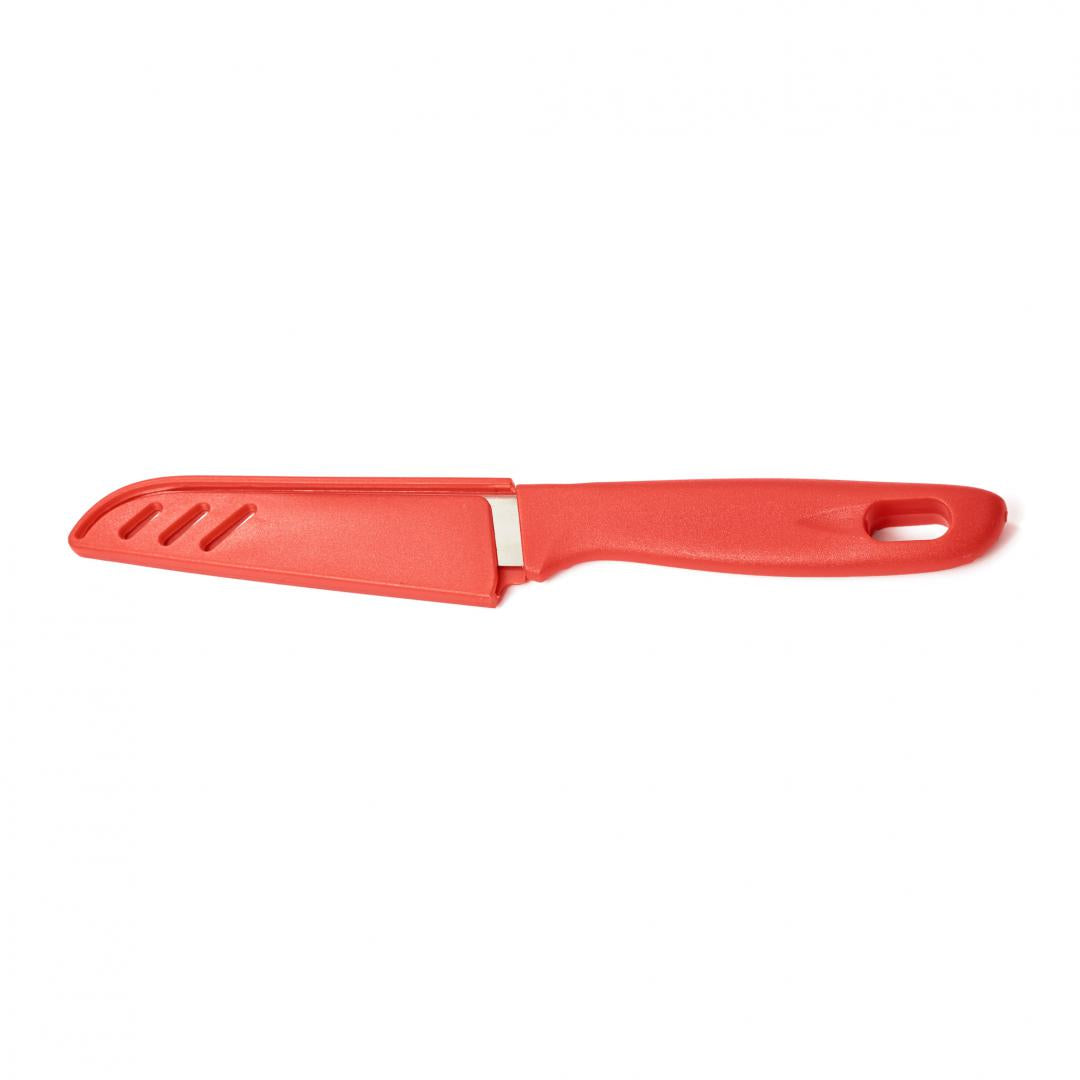Cutit Cu Teaca 9.5 Cm, Rosu - EpicHome