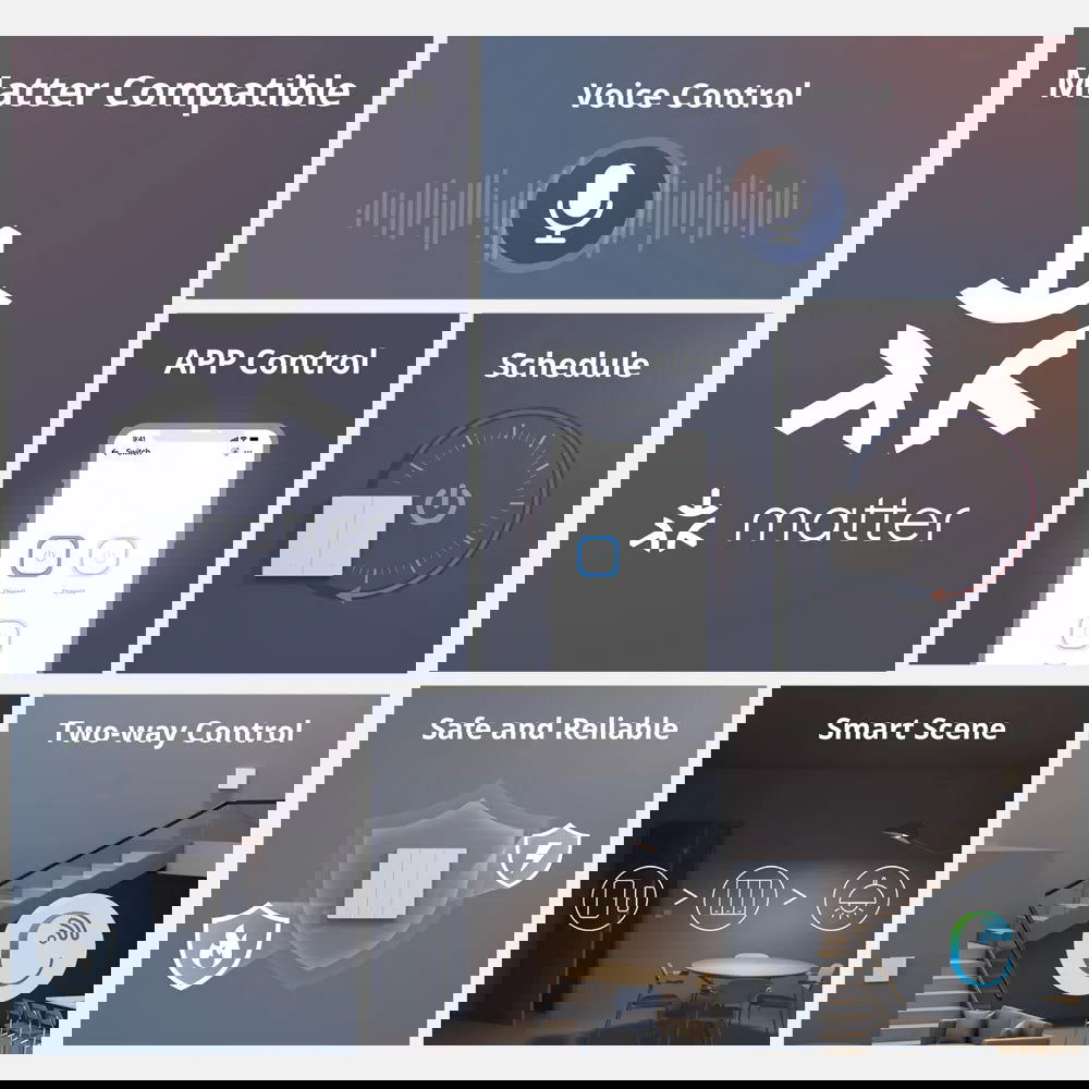 Intrerupator smart simplu Sonoff M5-1C-86W, 1 canal, 10A, protocol Matter, Alb - EpicHome.ro