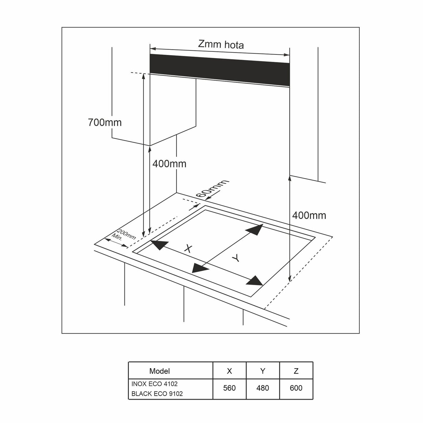 Pachet Pyramis 6P, cuptor electric incorporabil si plita gaz, 4 functii, clasa A, volum 65 litri, butoane retractabile, 4 arzatoare, gratare emailate, finisaj Inox - EpicHome.ro