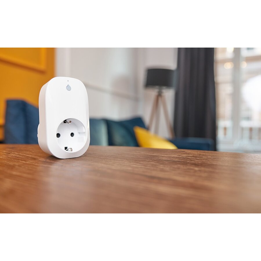 Priza inteligenta Shelly Plug cu monitorizare consum, 16A, WiFi, control aplicatie, compatibil Amazon Alexa, Google Assistant si Home Assistant - EpicHome