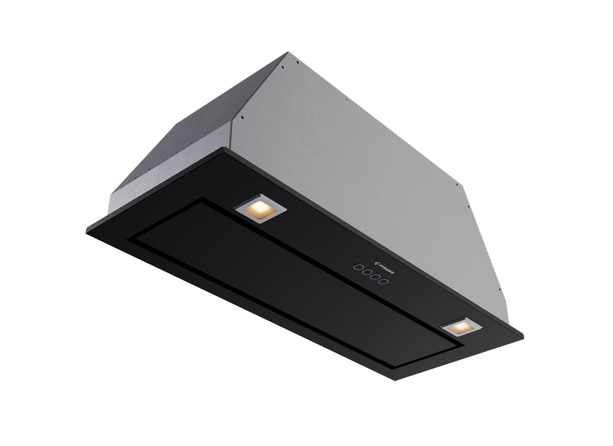 Hota total incorporabila Pyramis Turbo ERN, 70 cm, 1 motor, 760m³h, electronic Soft Touch control, Timer