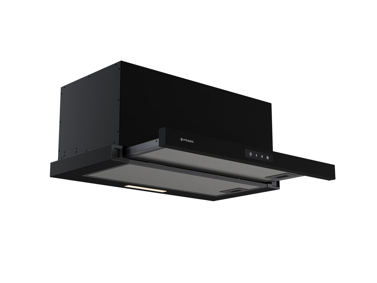 Hota telescopica Pyramis Turbo ERN 2056, Touch Control Display, putere de absorbtie 760mc/h, 1 motor turbo, 60cm