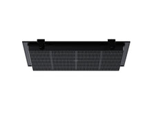 Hota decor insula Pyramis ERN1049, Control cu telecomanda, putere de absorbtie 945mc/h, 1 motor turbo, 130cm, finisaj sticla neagra