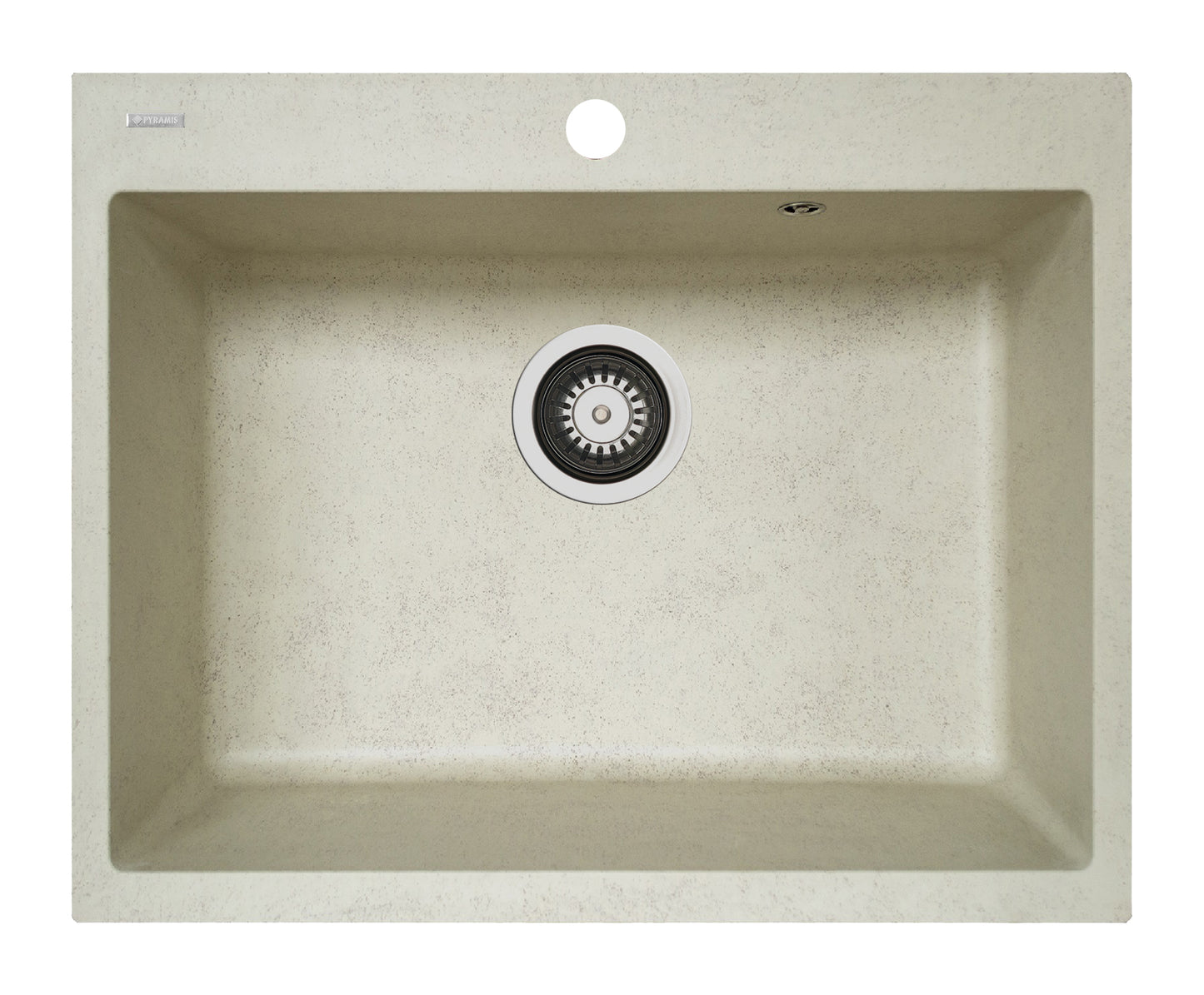 Chiuveta soft compozit Pyramis SQUARE 60x50cm, montaj pe blat sau sub blat