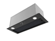 Hota total incorporabila Pyramis MD, 1 motor, putere de absorbtie maxima 618mc/h, 70cm, Touch control, finisaj metal vopsit negru