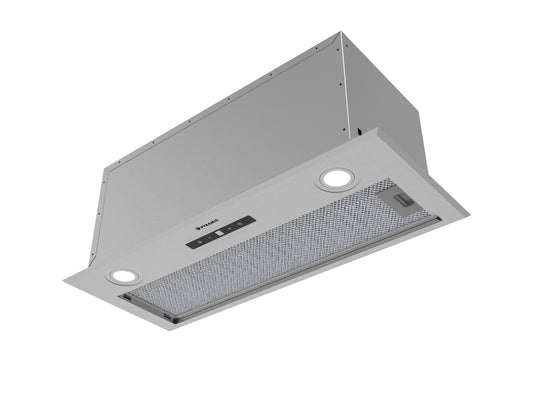 Hota total incorporabila Pyramis MD, 1 motor, putere de absorbtie maxima 618mc/h, 70cm, Touch control, finisaj inox
