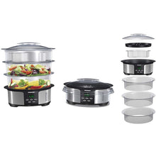 Aparat de gatit cu aburi Heinner Master Collection HSA-1000XMC, 1000W, 12l, Argintiu/Negru - EpicHome
