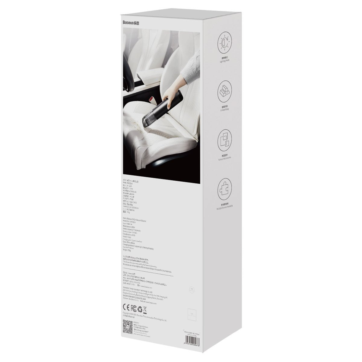 Aspirator de mana Baseus A3 15000PA, negru - EpicHome