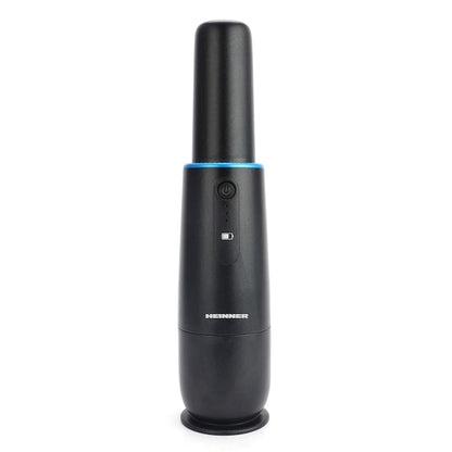 Aspirator de mana Heinner Blackstone HHVC-D7.2BK, 70W, acumulator li 7.2v, autonomie 12 min, durata incarcare 3 ore, adaptor USB, accesorii perie 2 in 1, negru - EpicHome