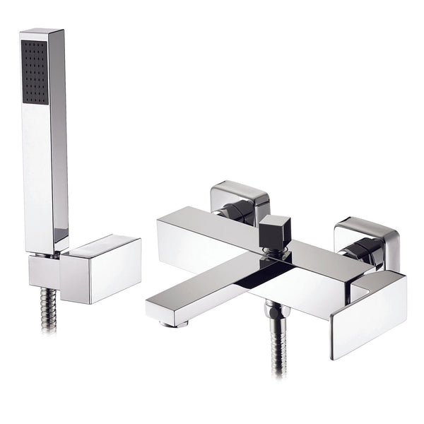 Baterie cada si dus Pyramis STRETO PLUS, finisaj cromat, cartus cu disc ceramic - EpicHome.ro