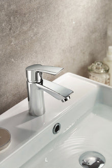 Baterie lavoar Pyramis DELICATO PLUS, finisaj cromat, cartus cu disc ceramic - EpicHome.ro