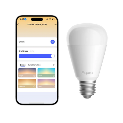 Bec Led Aqara Bulb T2, E27, 1100 Lumeni, Thread, Zigbee (doar lumina alba) - EpicHome