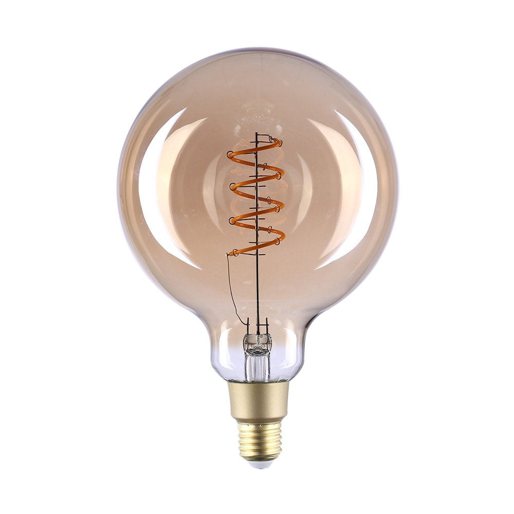 Bec inteligent Shelly Vintage G125, Dimmer, Wi-Fi, E27, 4W, 260 LM, control aplicatie, compatibil Amazon Alexa si Google Assistant - EpicHome