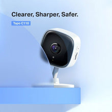 Camera de supraveghere Smart TP-Link Tapo C110 cu Night Vision, Ultra HD, Utilizare Baby Monitor Wireless Audio Video, Detectarea miscarii, Alarma sonora si luminoasa, Two-Way Audio, Mod Privacy, Stocare locala, IP Wi-Fi, Alb - EpicHome