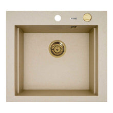 Chiuveta granit Pyramis SIROS 57x51,5 1B Gold - EpicHome.ro
