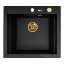 Chiuveta granit Pyramis SIROS 57x51,5 1B Gold - EpicHome.ro