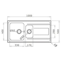 Chiuveta inox Pyramis ALEA 100x50cm - EpicHome.ro