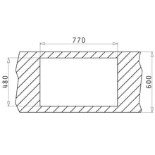 Chiuveta inox Pyramis ALEA 79x50 2B - EpicHome.ro