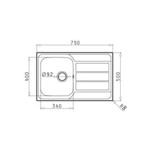 Chiuveta inox Pyramis ATHENA DIAMOND 70x50 1B 1D - EpicHome.ro