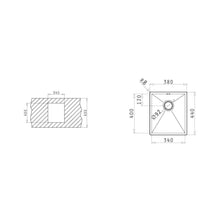 Chiuveta inox Pyramis TETRAGON 1B - EpicHome.ro