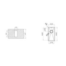 Chiuveta inox Pyramis TETRAGON 1B - EpicHome.ro