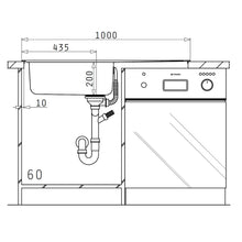 Chiuveta inox Pyramis ZEDA EXTRA 100x50 1B 1D - EpicHome.ro
