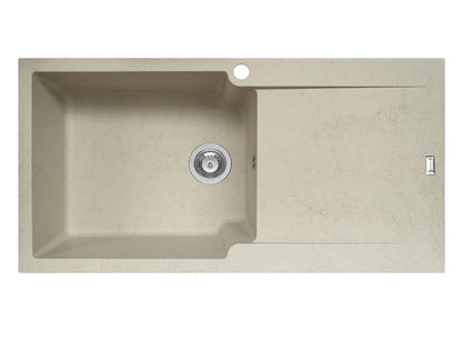 Chiuveta soft compozit Pyramis LEVEL 100x50cm cuva stanga - EpicHome.ro