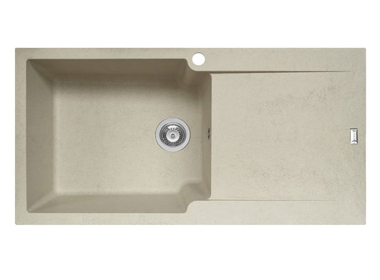Chiuveta soft compozit Pyramis LEVEL 100x50cm cuva stanga - EpicHome.ro