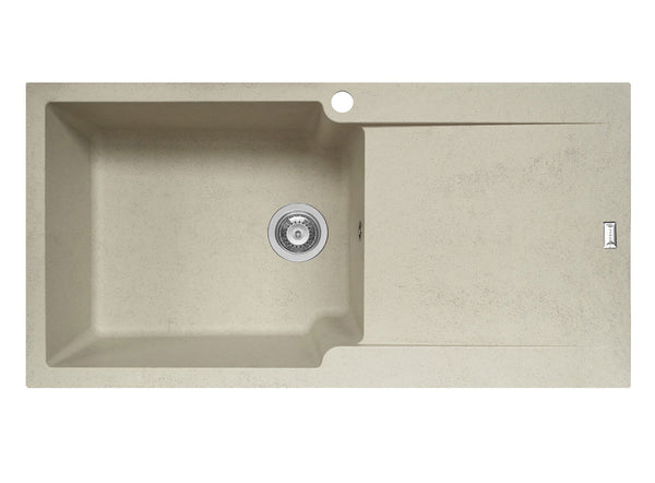 Chiuveta soft compozit Pyramis LEVEL 100x50cm cuva stanga - EpicHome.ro
