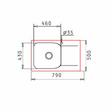 Chiuveta soft compozit Pyramis MAGNIFICA 79x50cm cuva stanga - EpicHome