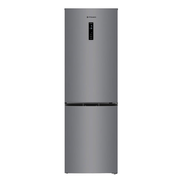Combina frigorifica Pyramis FSO 185 Inox, Inverter, total NO FROST, clasa E, capacitate totala 323 litri - EpicHome.ro