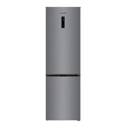 Combina frigorifica Pyramis FSO 195 Inox, Inverter, total NO FROST, clasa E, capacitate totala 347 litri - EpicHome.ro