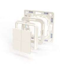 Comutator de perete Shelly BLU Wall Switch 4 + rama Busch-Jaeger - EpicHome