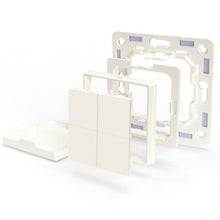 Comutator de perete Shelly BLU Wall Switch 4 + rama pentru cadre Legrand Shelly - EpicHome