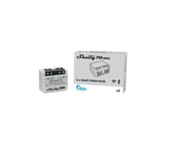 Contor de energie Shelly Plus PM mini GEN3, 16A - EpicHome